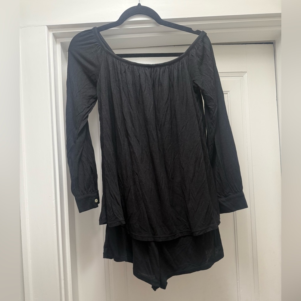 Black free people beach romper